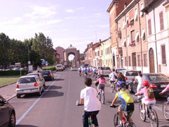 foto della pedalata