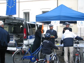 foto campagna targatura bici settembre 2012