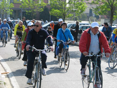 foto della pedalata