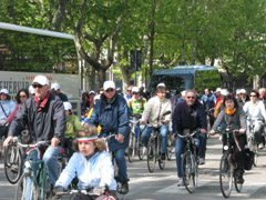 foto della pedalata