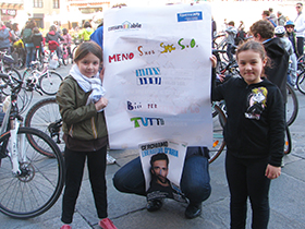 foto sciame di biciclette 2014