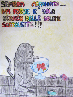 disegno concorso Gatto mio sostenibile