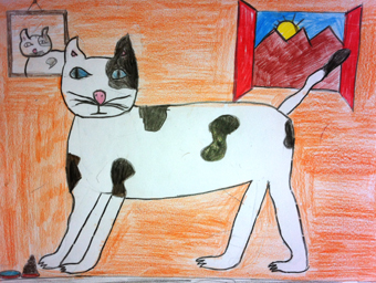 disegno concorso Gatto mio sostenibile