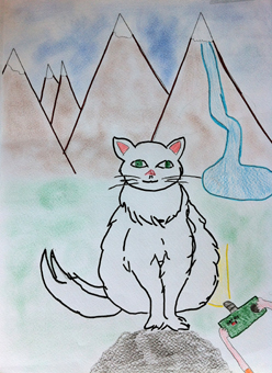 disegno concorso Gatto mio sostenibile